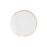 6" Clear With Gold Rim Plastic Plates (120 Count) - Yom Tov Settings